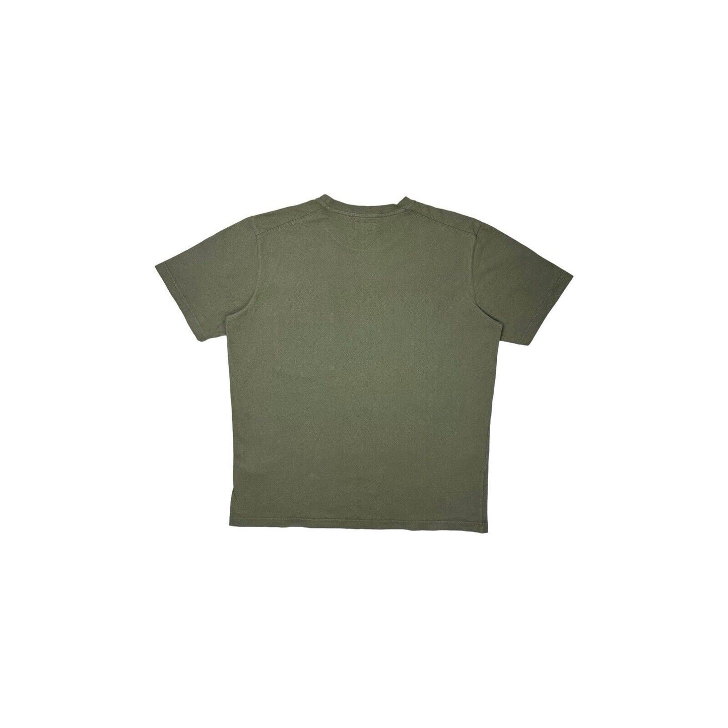 Universal Works Pocket Tee Mens Large Olive Green Made In Portugal