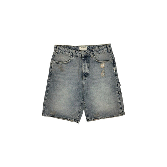 NWOT Reternity Jean Shorts Washed Blue Denim Jorts Size Large SS24 Distressed