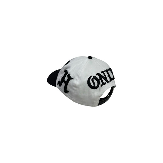Cash Only 6 Panel Cap Embroidered Snapback White And Black