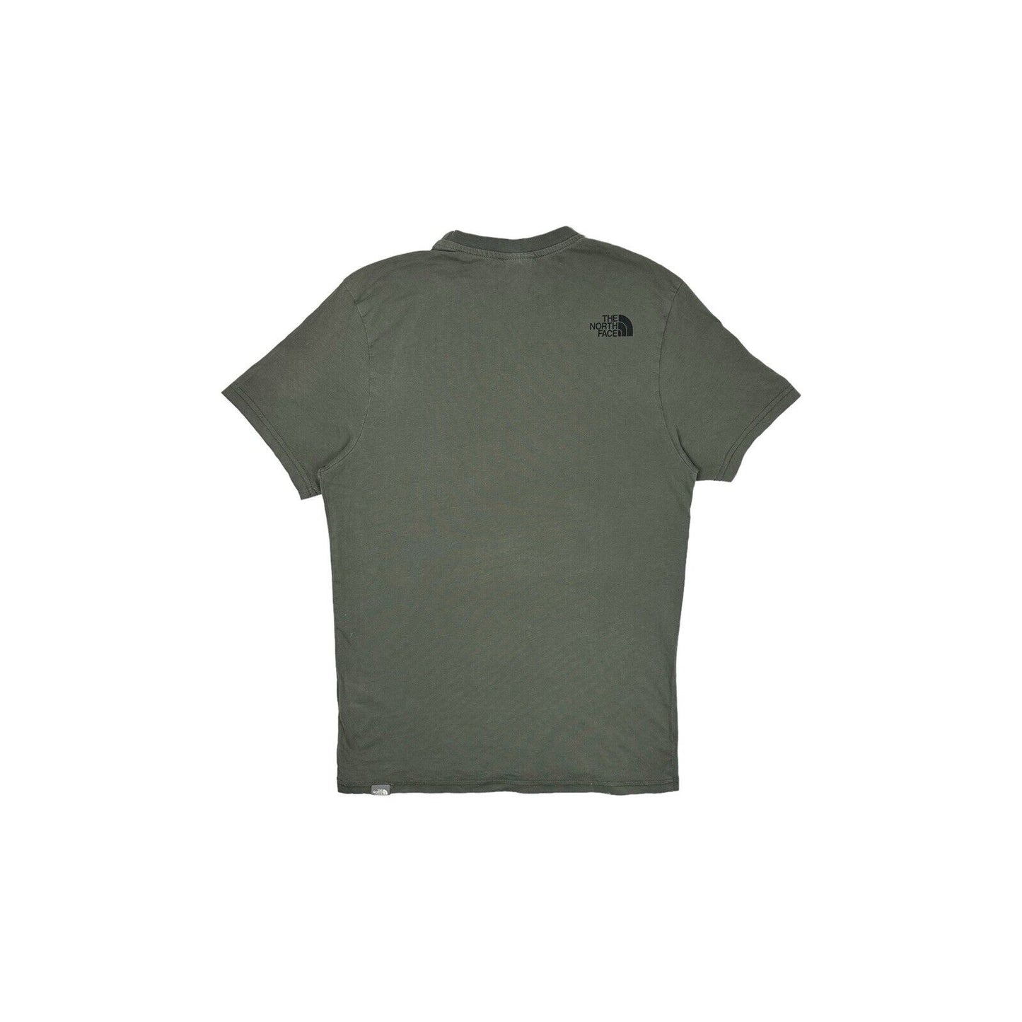 The North Face Khaki Green Logo T-Shirt Mens Small