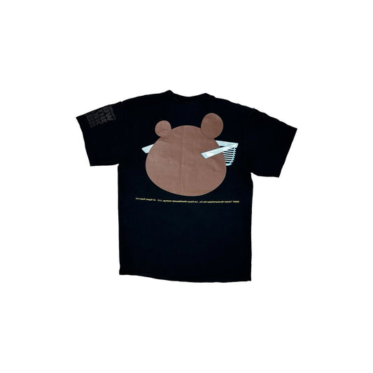 2007 Kanye West Glow In The Dark Tour T-Shirt Black Mens Medium Takashi Murakami