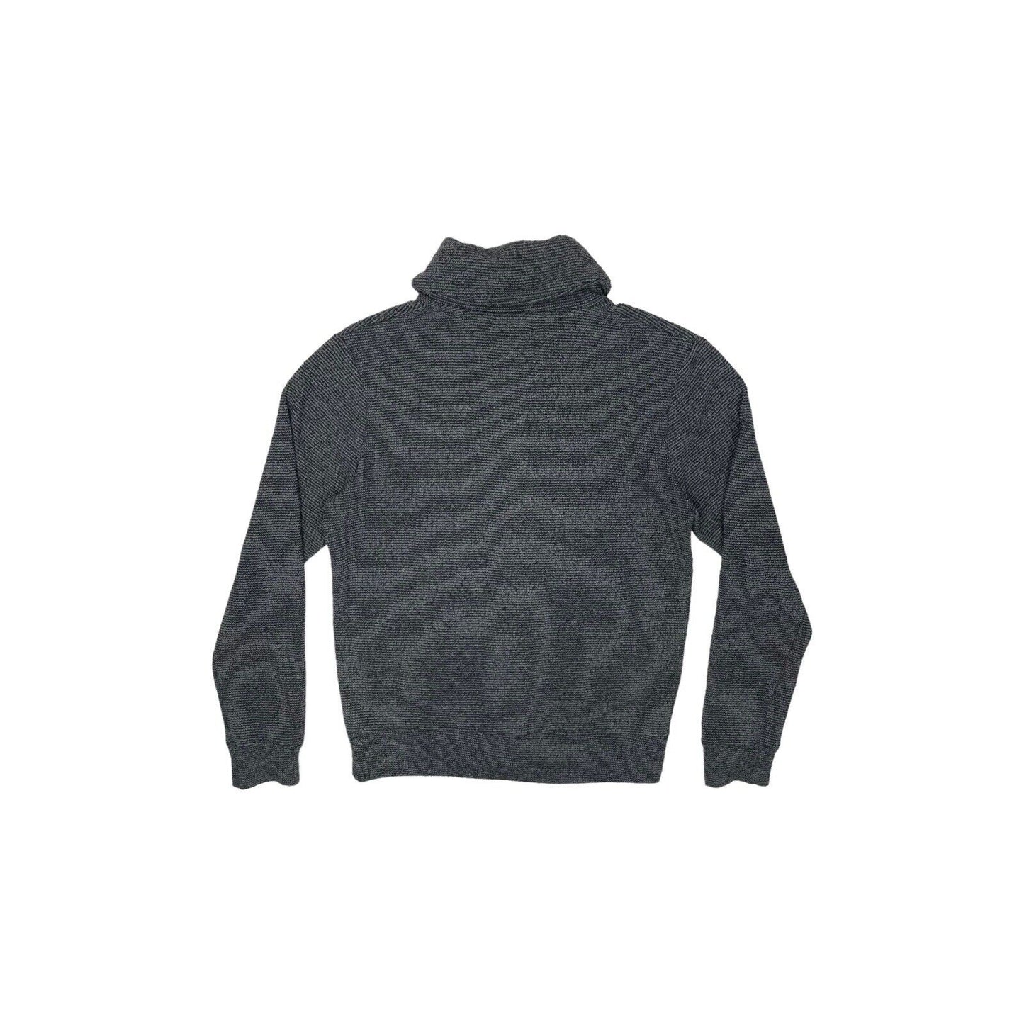 Obey Cowl Neck Jumper Grey Mens Small