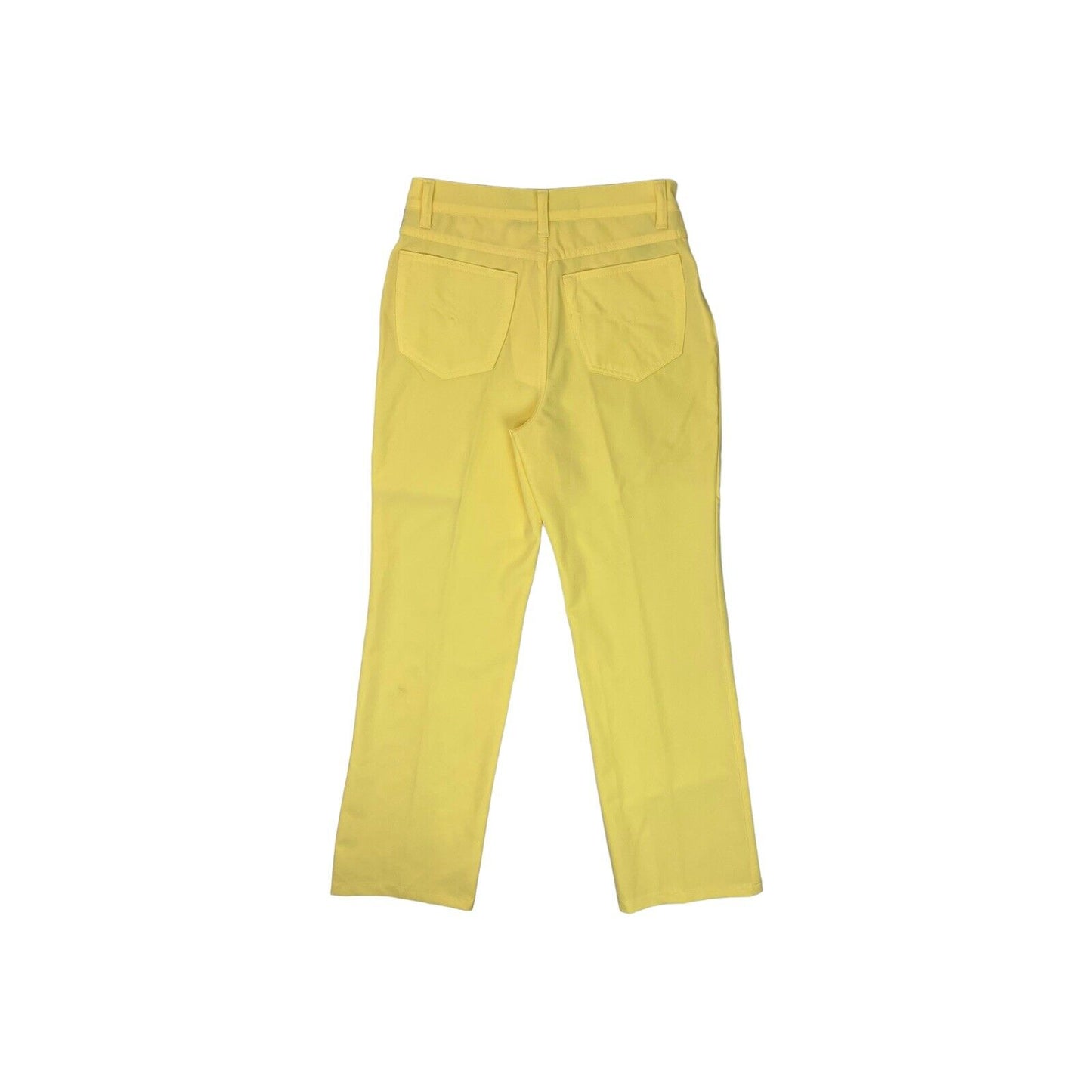 Vintage Versace Jeans Couture Trousers 28w 30l Yellow Made In Italy