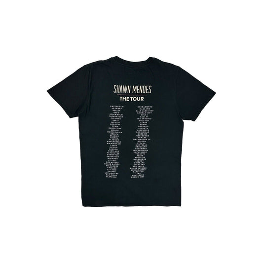 2019 Shawn Mendes Tour T-Shirt Mens Medium Black Graphic Print