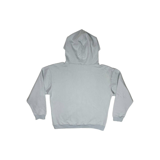 Revenge Logo Hoodie Embroidered Mens Large Baby Blue Made In USA