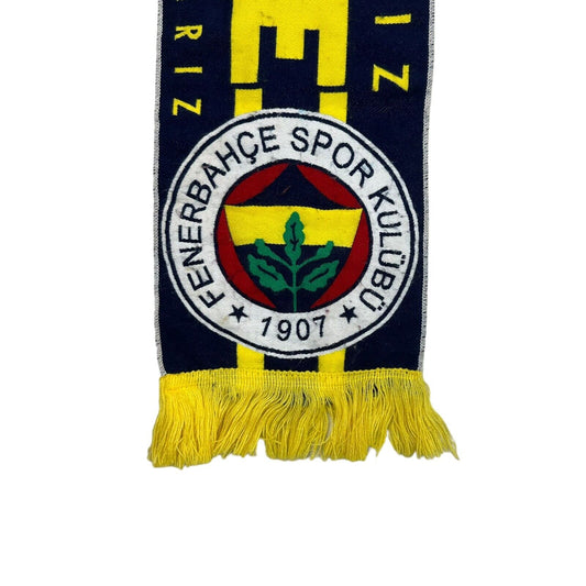 Vintage Fenerbahce SK Scarf OSFA Football Memorabilia Super Lig