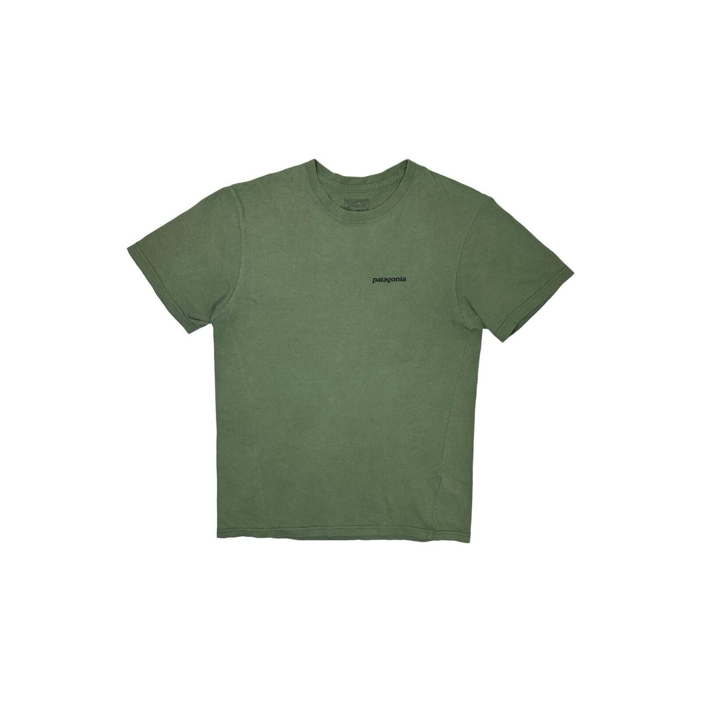 Patagonia Logo T-Shirt Green Mens Small