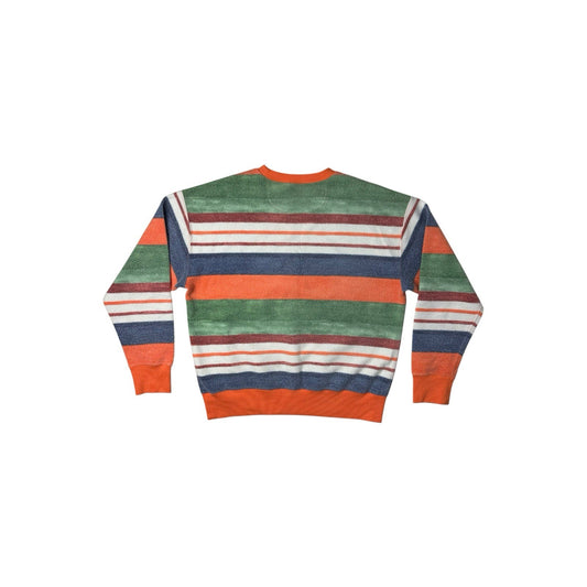Polo Ralph Lauren Striped Fleece Sweatshirt Women’s Large Multicoloured