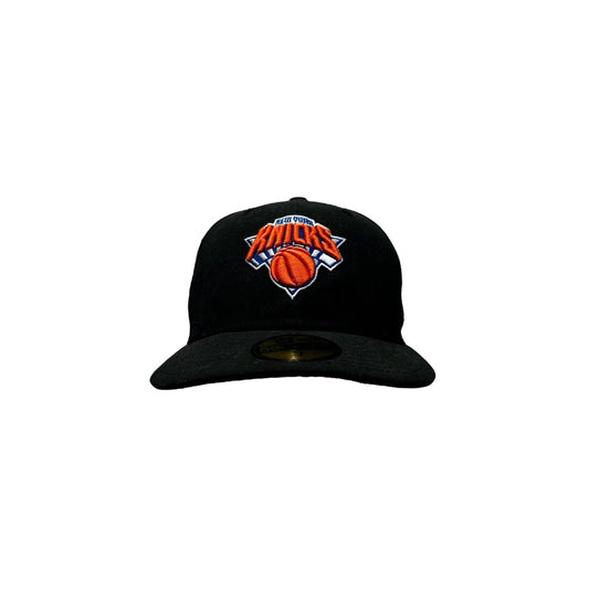 00’s New York Knicks New Era Cap 59Fifty Black Embroidered 7