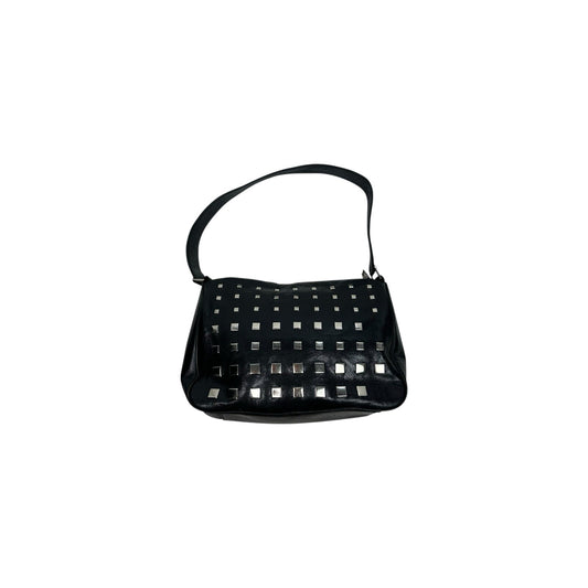 Vintage John Richmond Studded Black Leather Hand Bag