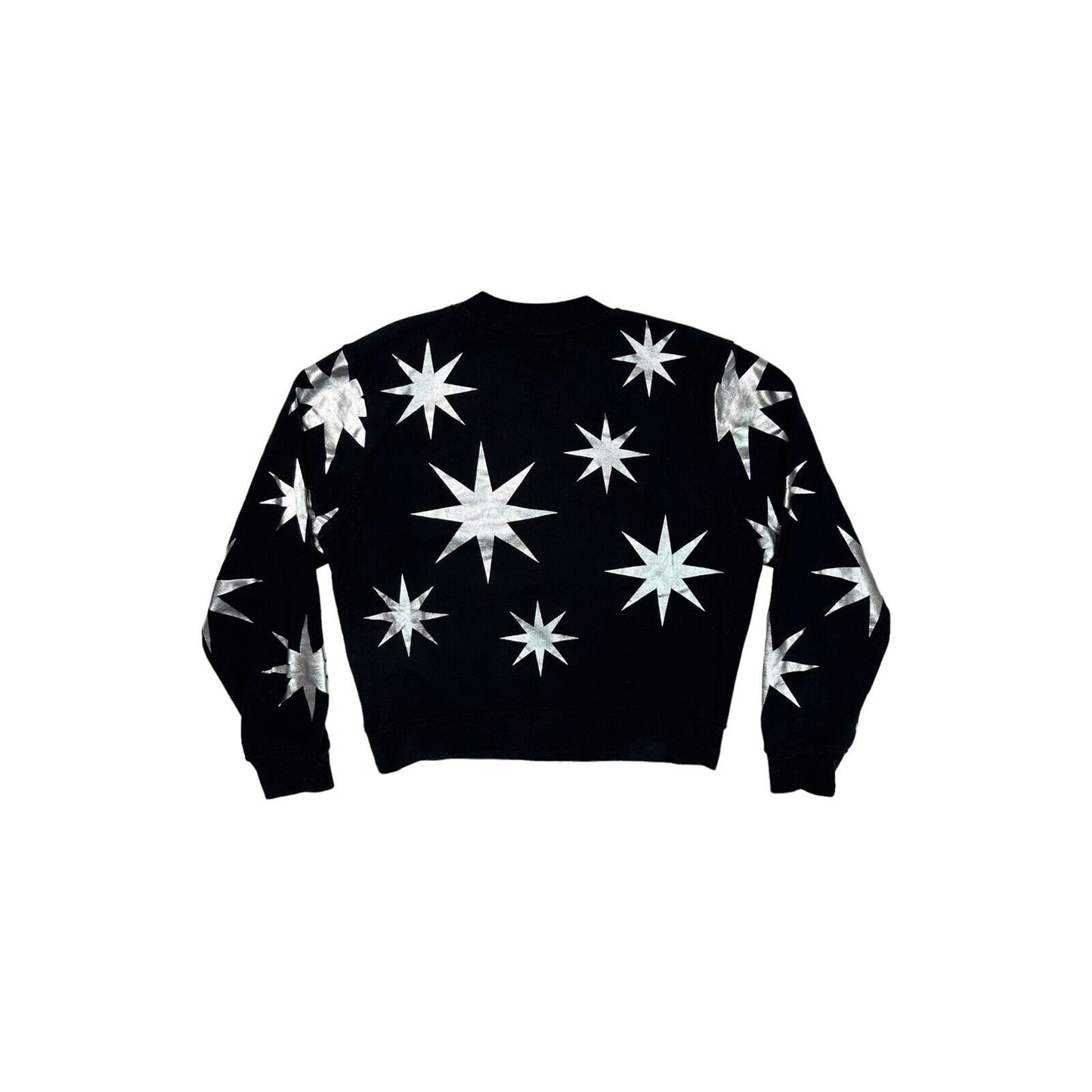 Love Moschino Crew Neck Star Jumper Black Womens Small UK8