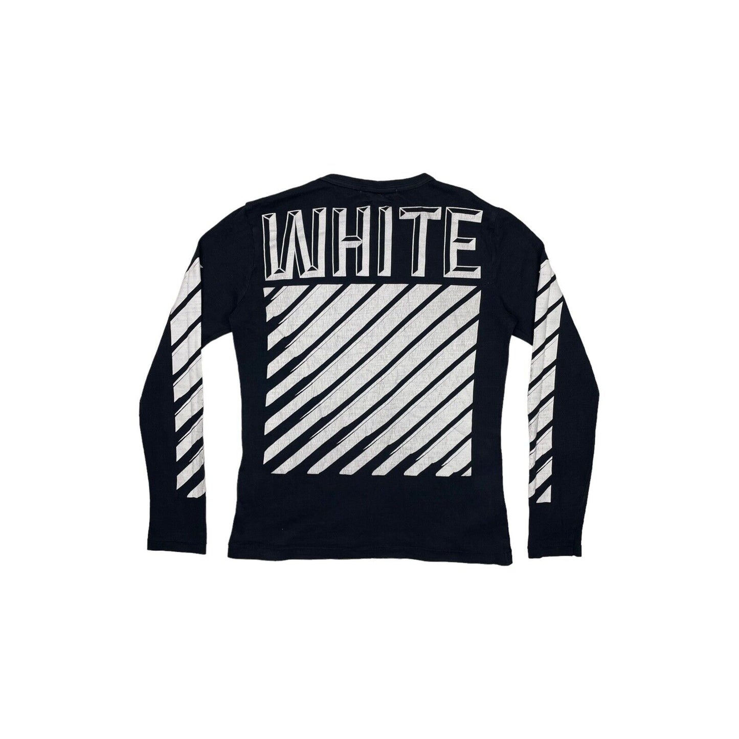 Off-White Long Sleeve Black T-Shirt Mens XS 2014/2015