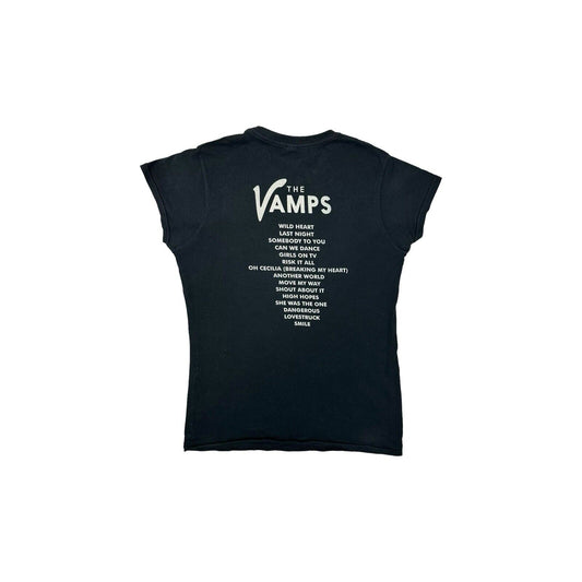 2014 The Vamps T-Shirt Womens Medium Black Meet The Vamps Album