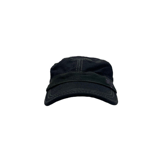 00’s Diesel Flat Top Hat Black Womens Small Embroidered