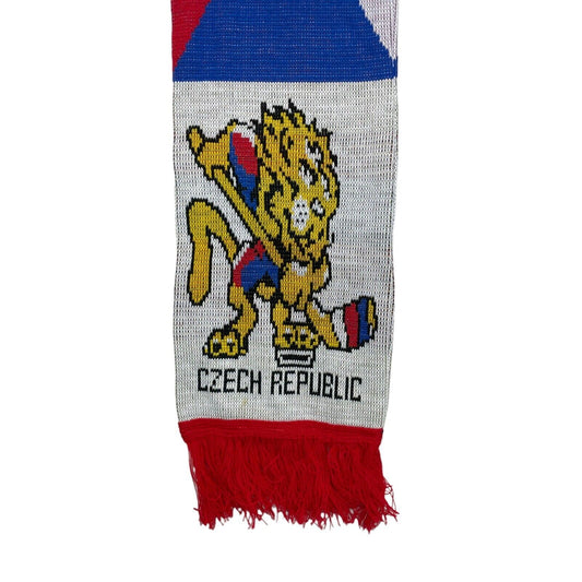 Vintage Czech Republic Ice Hockey Scarf Sports Memorabilia