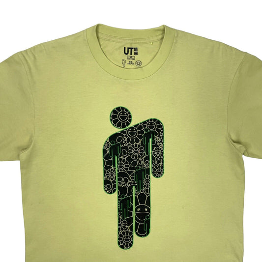 Murakami x Billie Eilish T-Shirt Unisex XS Lime Green 2020 Uniqlo UT