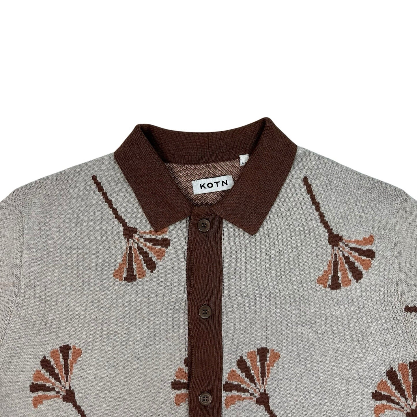 Kotn Ramzy Knit Shirt Men’s Medium Brown
