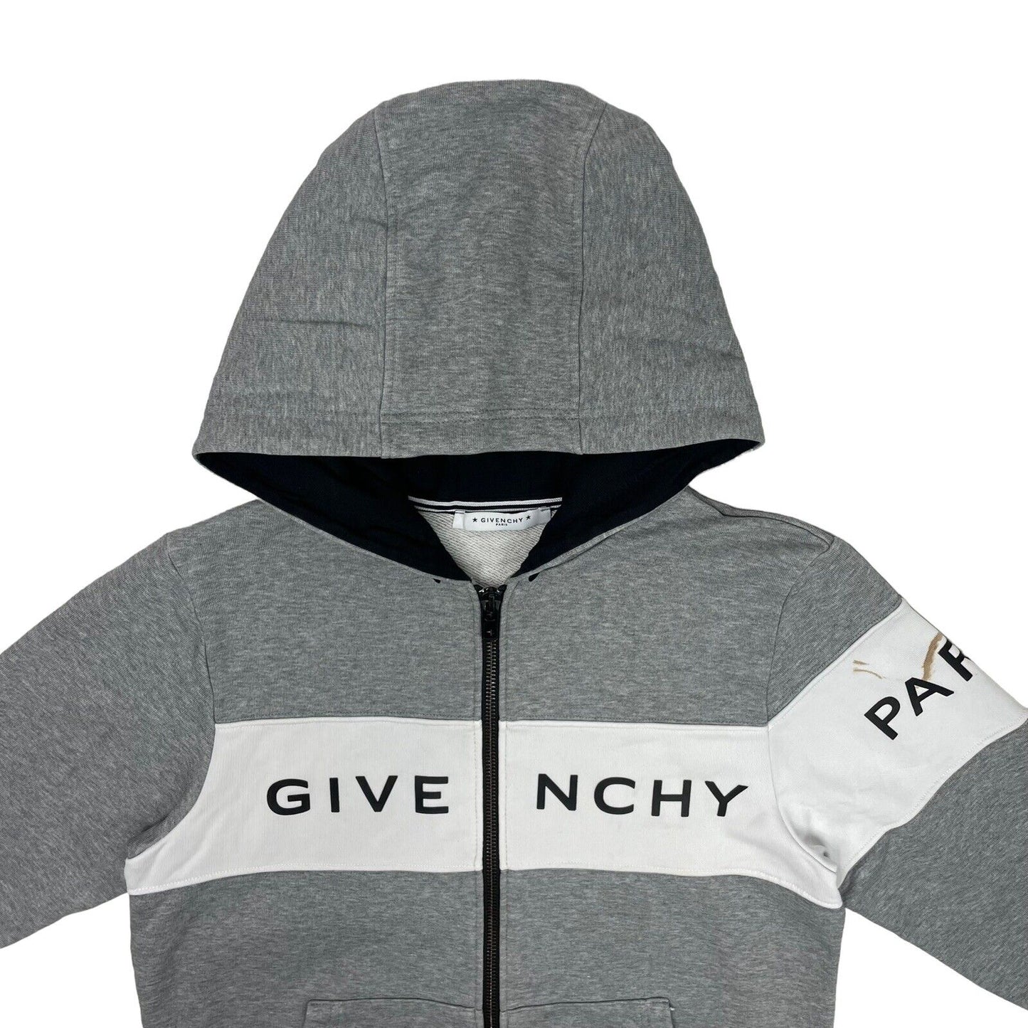 Givenchy Logo Hoodie Grey Junior Age 12