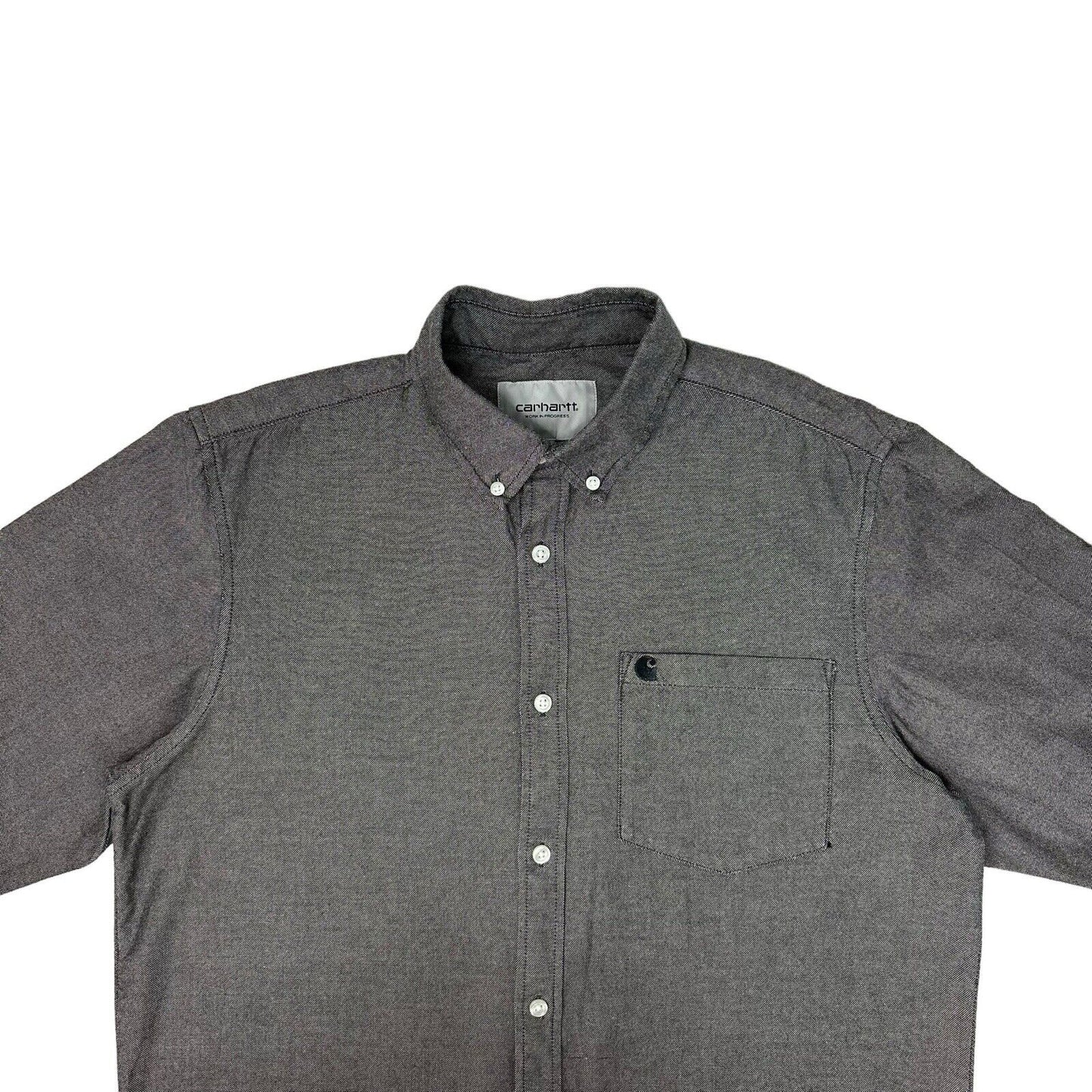 Carhartt WIP Dalton Long Sleeve Shirt Mens Medium Grey