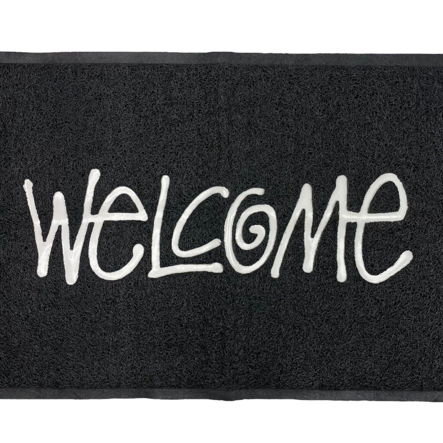 NWT Stussy Welcome Door Mat Black PVC