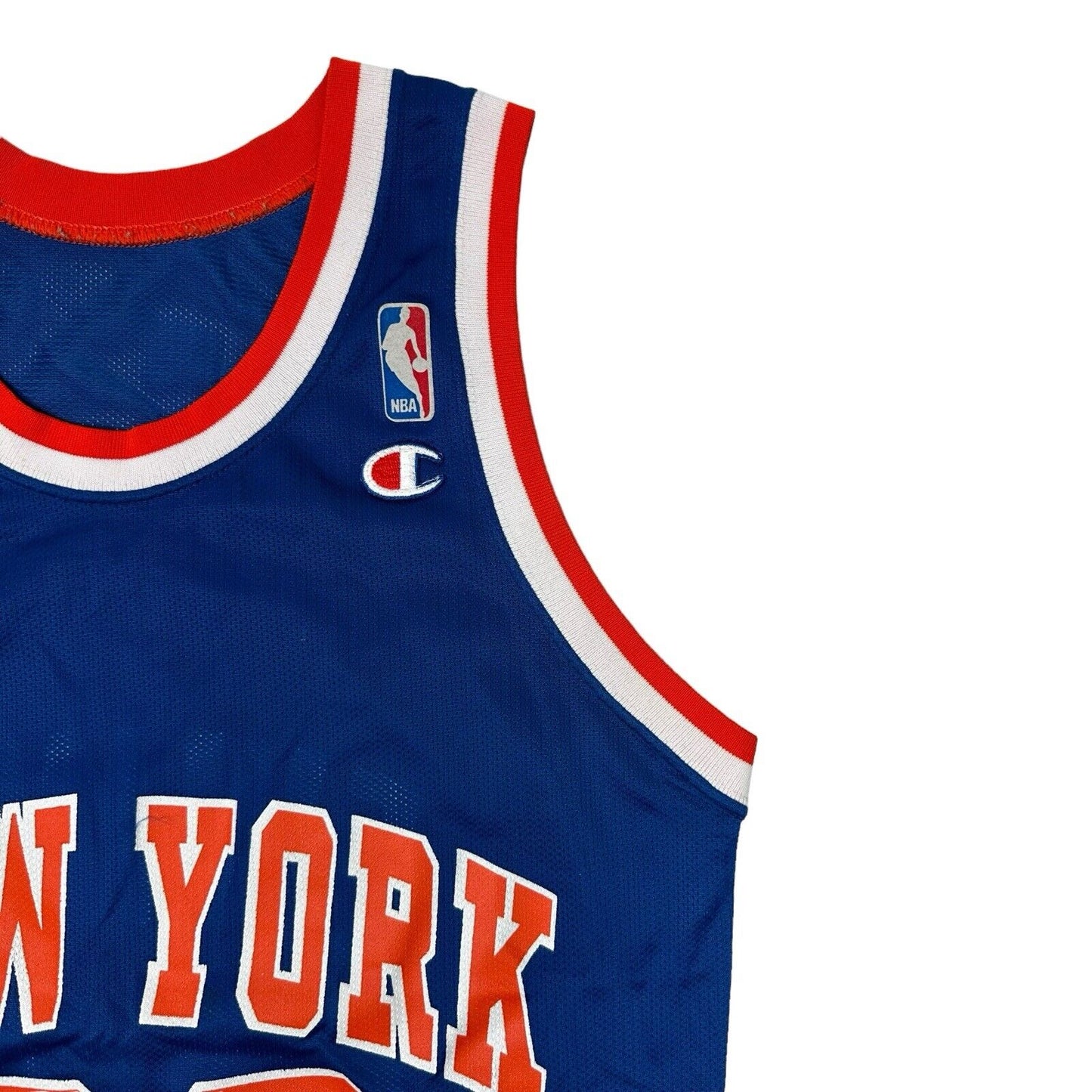 Vintage Champion New York Knicks Basketball Jersey Ewing Mens Small Made In USA