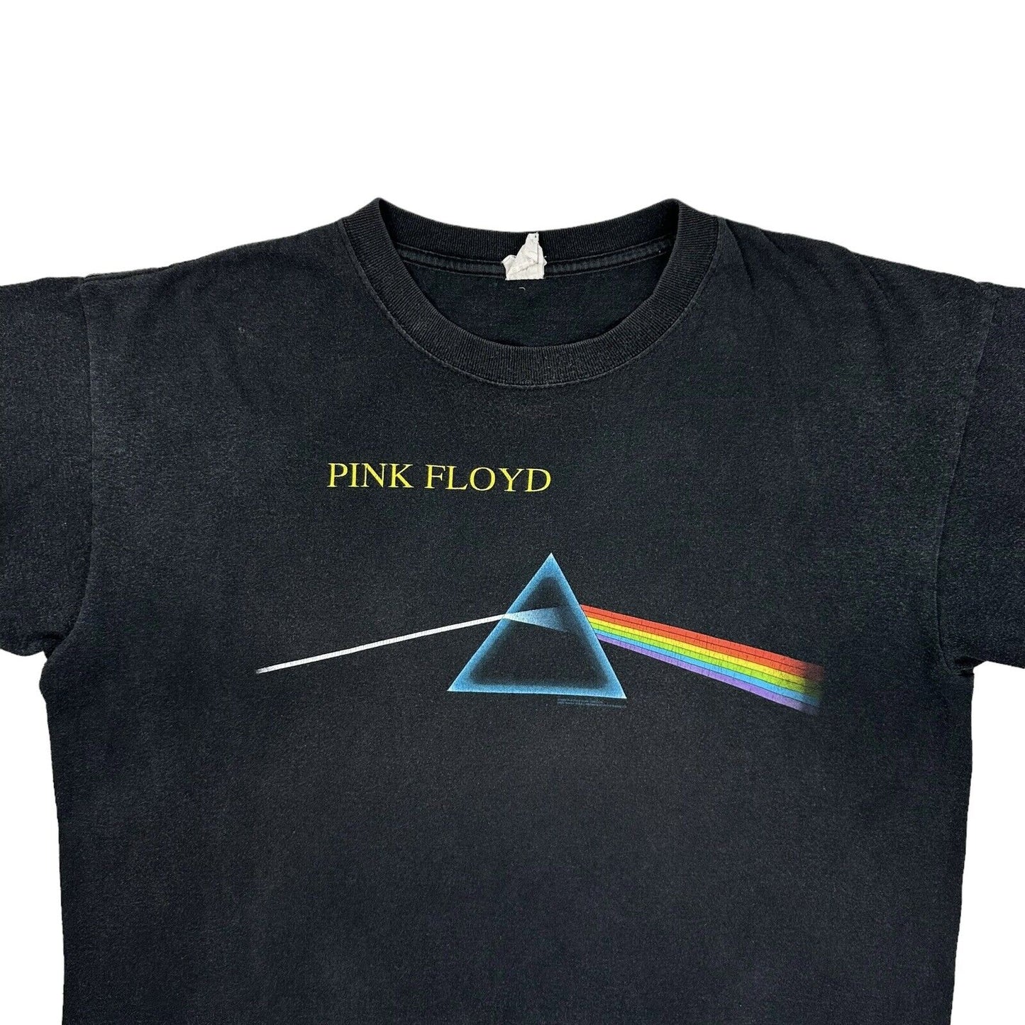 Vintage Pink Floyd T-Shirt Anvil Mens XL Black Dark Side Of The Moon