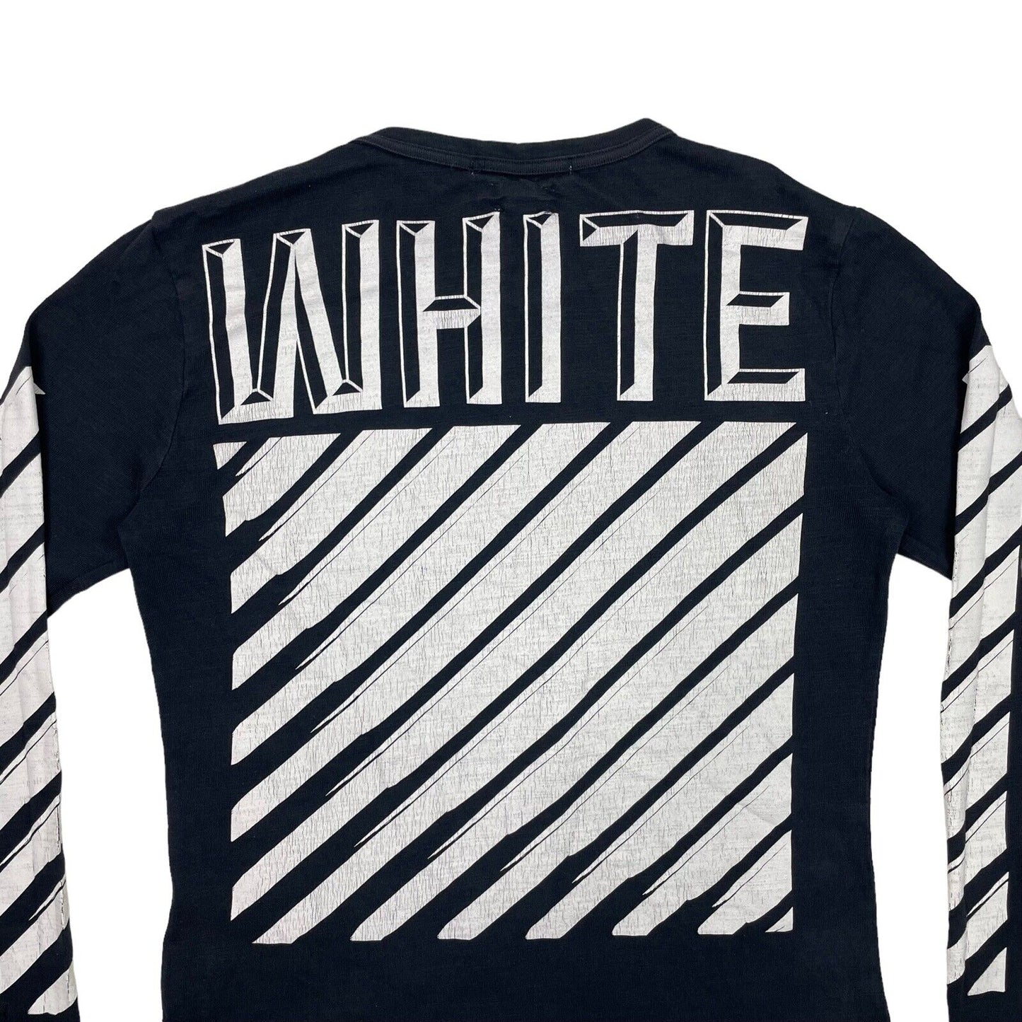 Off-White Long Sleeve Black T-Shirt Mens XS 2014/2015