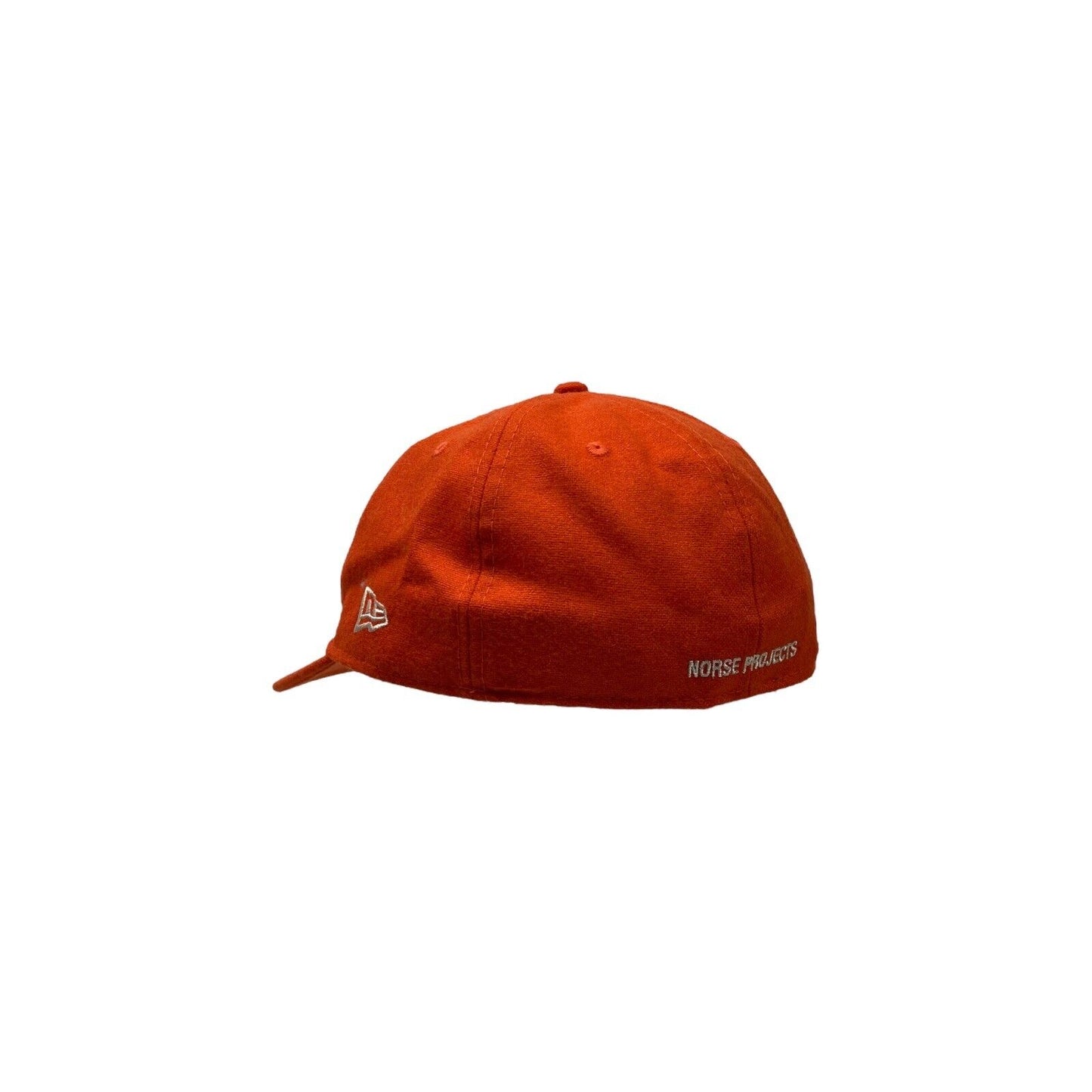 NWT Norse Projects x New Era Cap 59Fifty Orange Embroidered 7 1/2