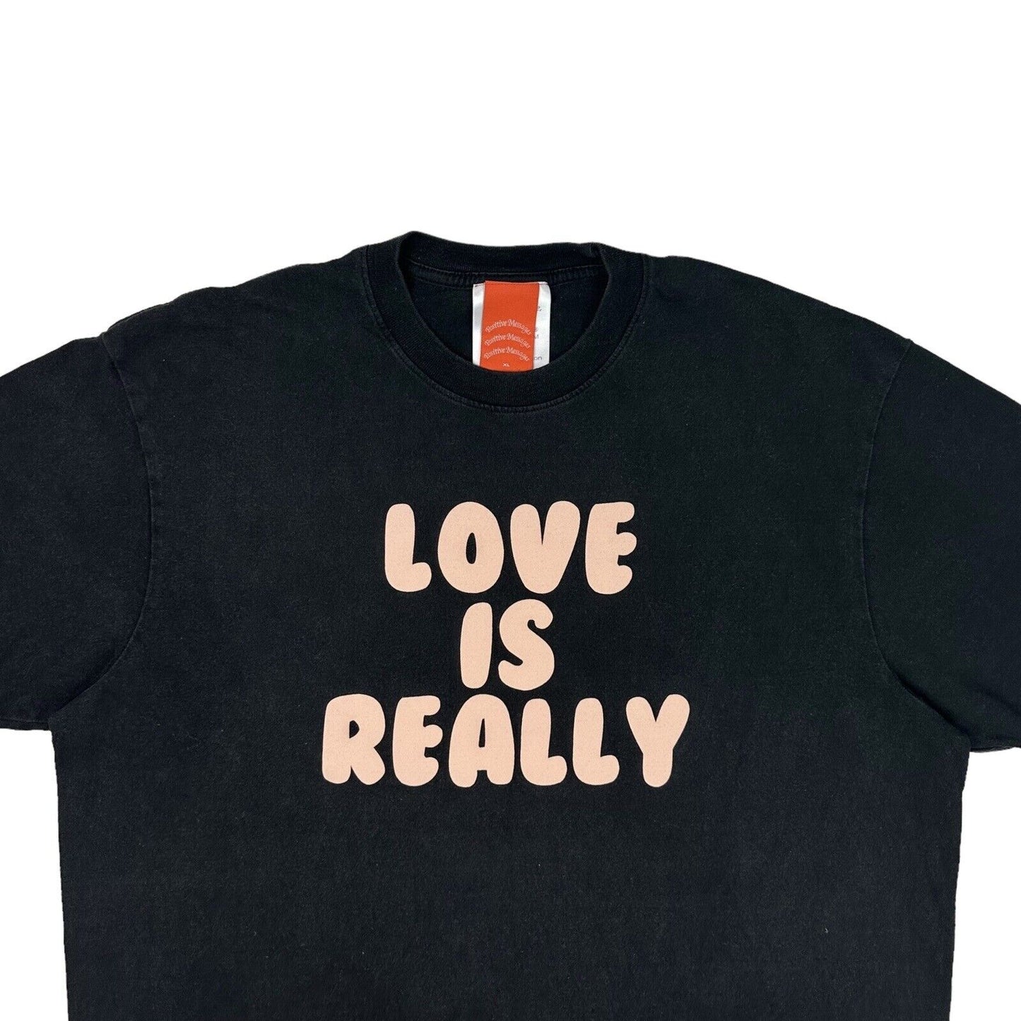 Perks And Mini T-Shirt Mens XL Black Graphic Print PAM Love Is Really