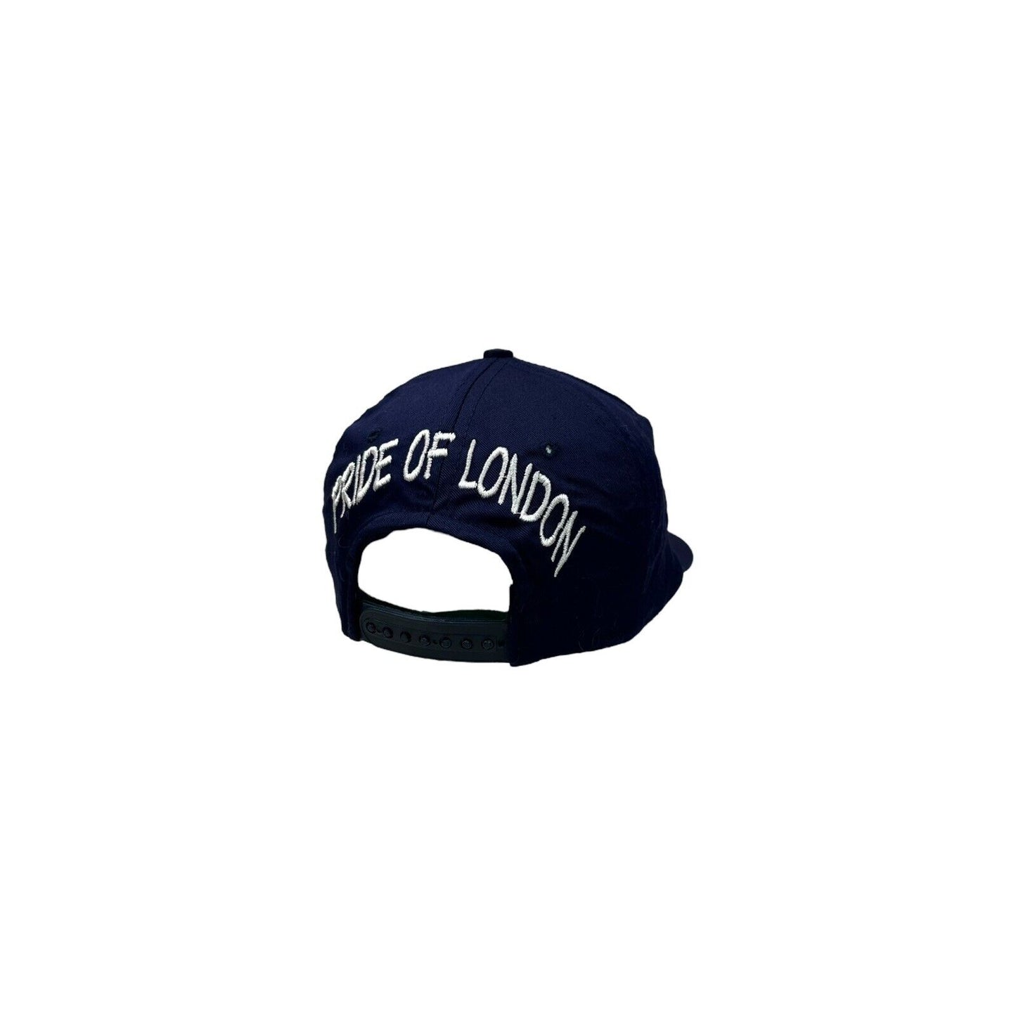 Vintage Tottenham Hotspur Snapback Cap Embroidered Navy And White Premier League