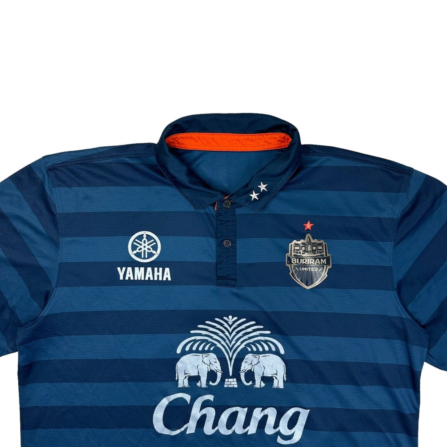 14-15 Buriram United Football Home Jersey Mens XXL Navy Blue Soccer Shirt