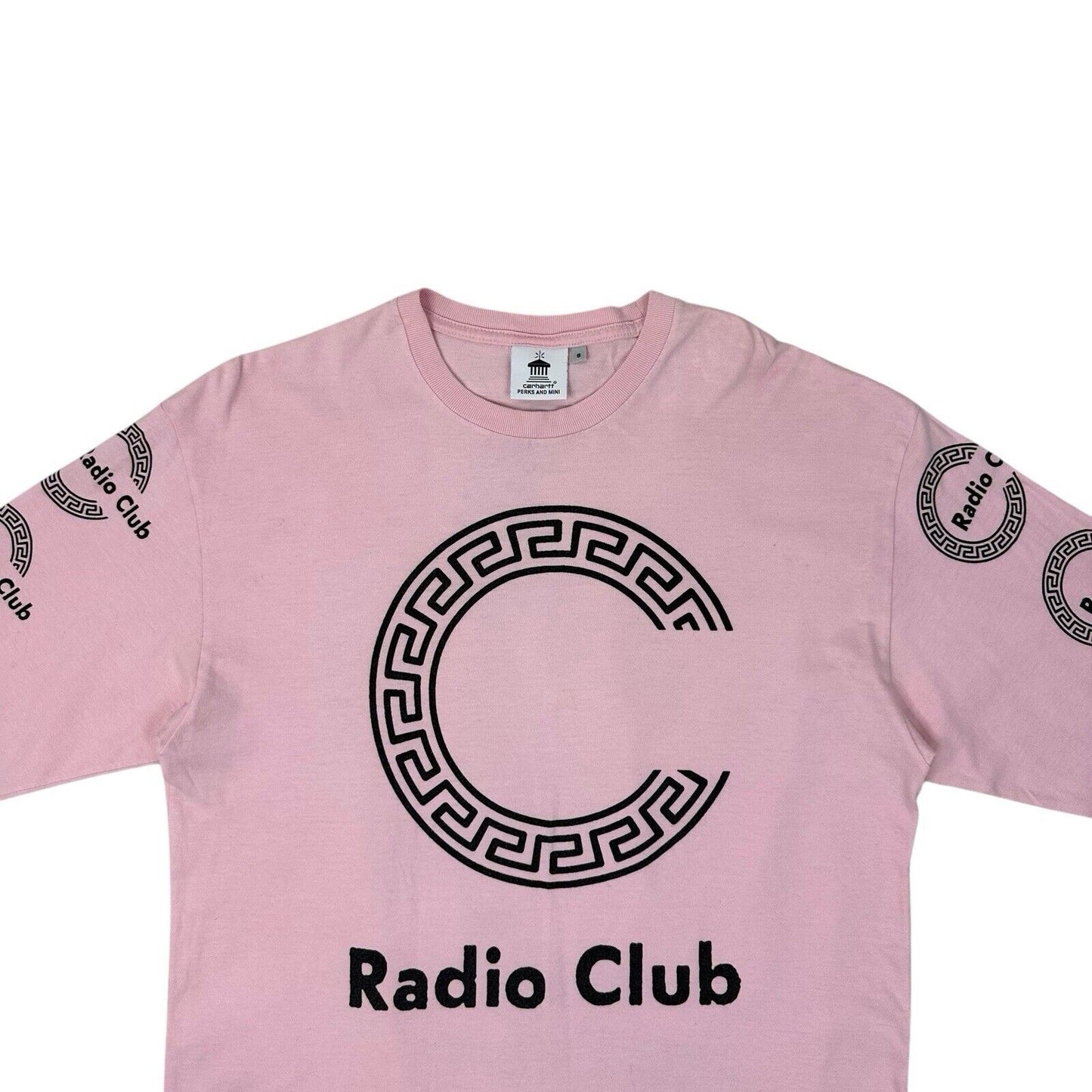 SS17 Carhartt WIP x Perks And Mini Radio Club Long Sleeve Pink Men’s Small