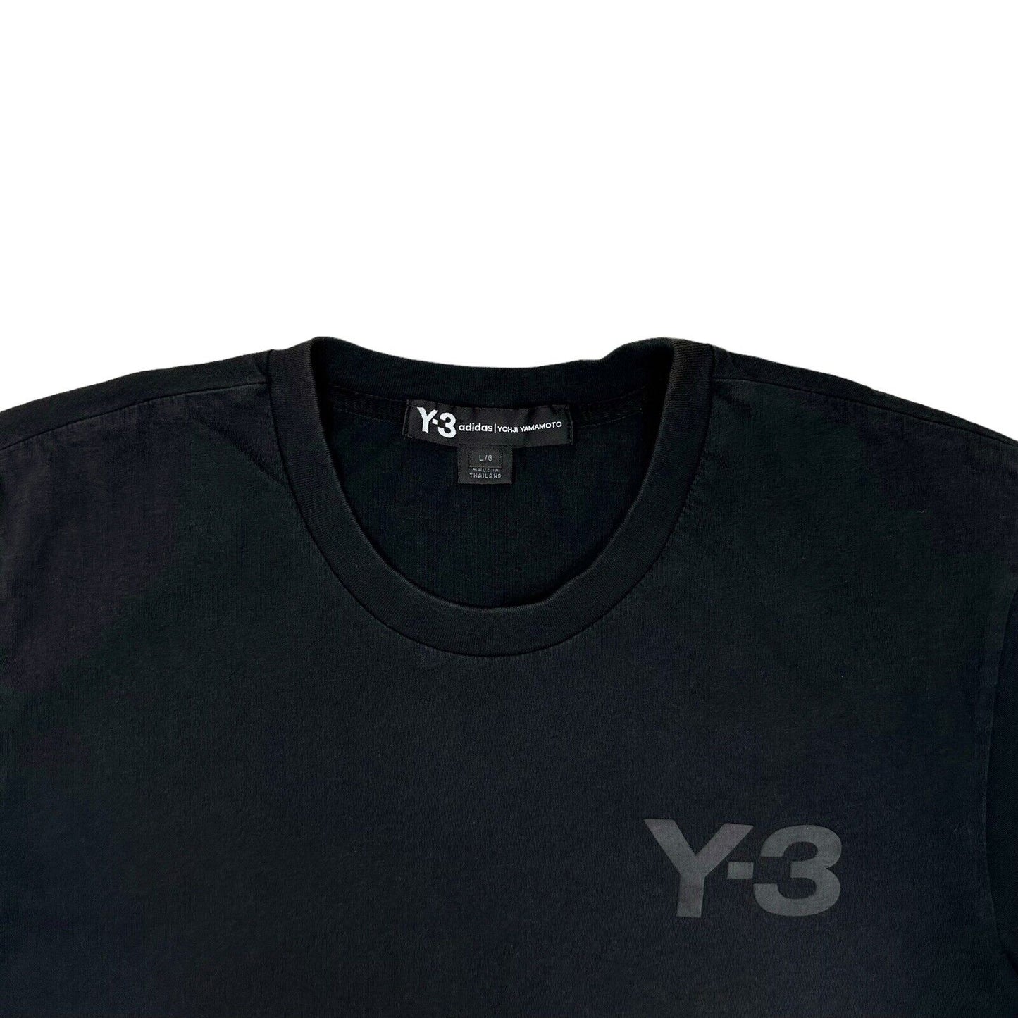 AW17 Y-3 Yohji Yamamoto Adidas T-Shirt Mens Large Black