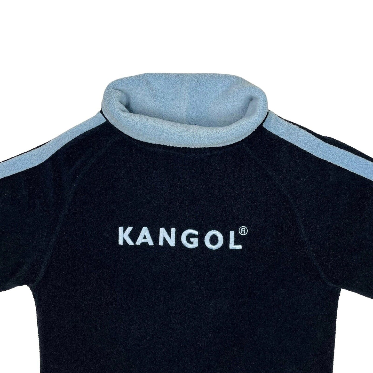 00’s Kangol Fleece Womens Medium Navy Blue Embroidered Spellout