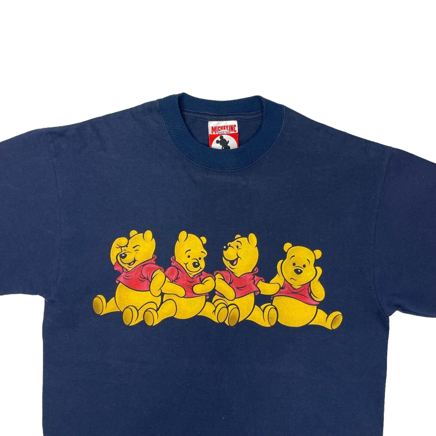 Vintage Disney T-Shirt Navy Blue Mens Medium 90’s Winnie The Pooh Made In USA