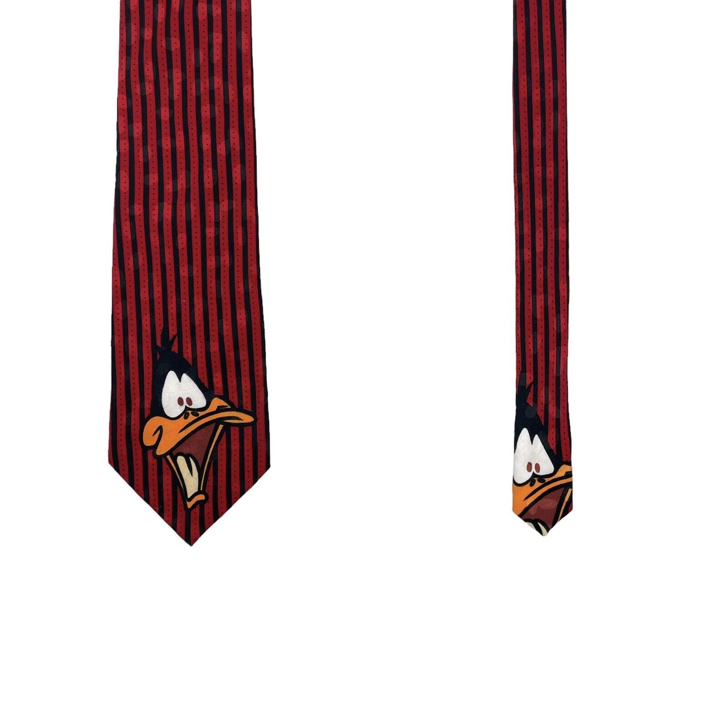 Vintage Daffy Duck Tie Warner Brothers Red And Black