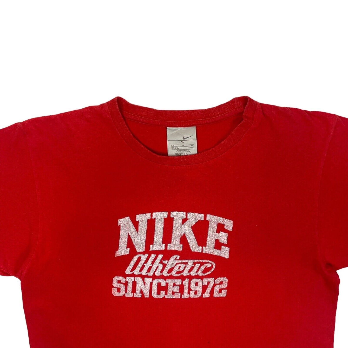 Vintage Nike Logo T-Shirt Red Mens XL