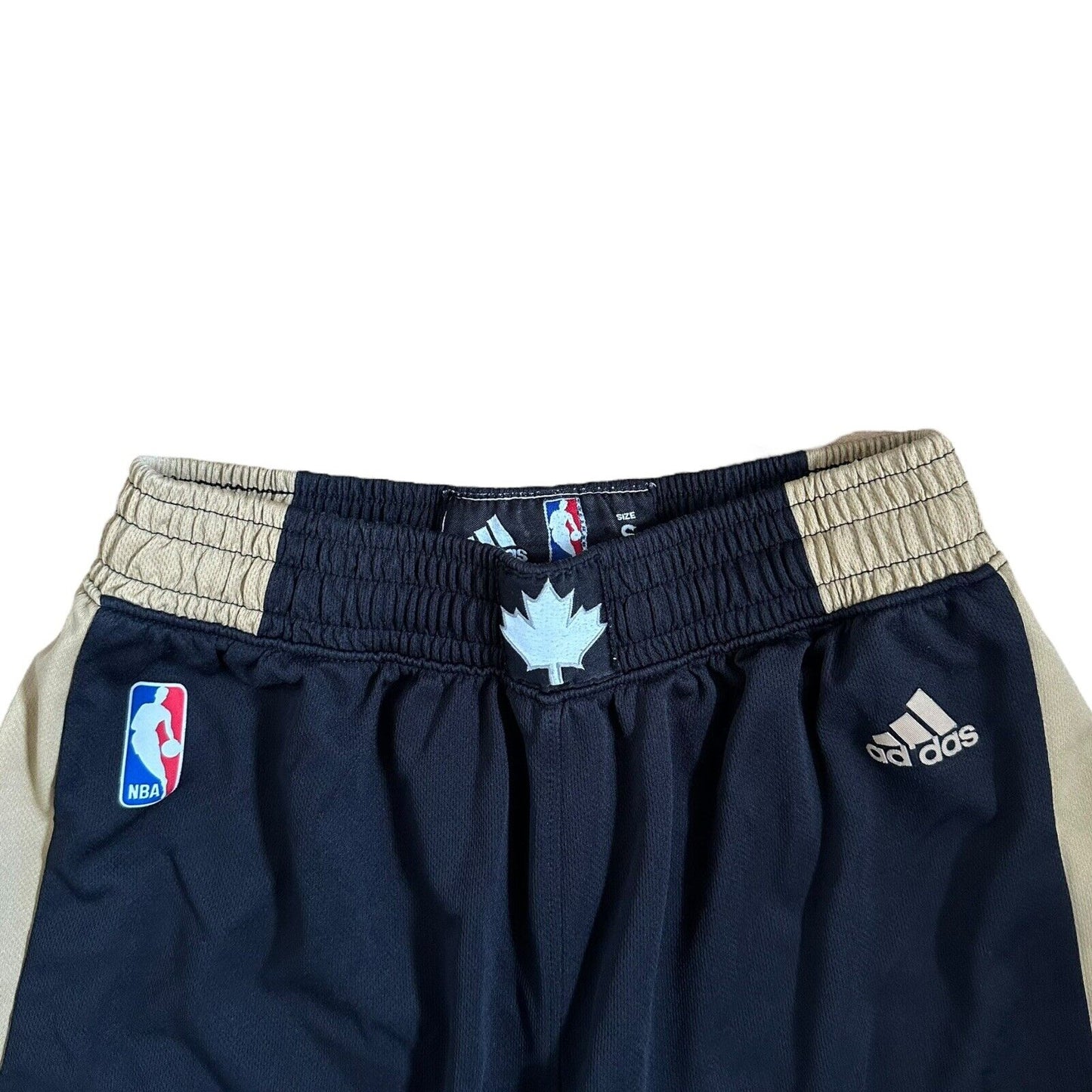 2015 Toronto Raptors OVO Adidas NBA Shorts Men’s Small Black Gold