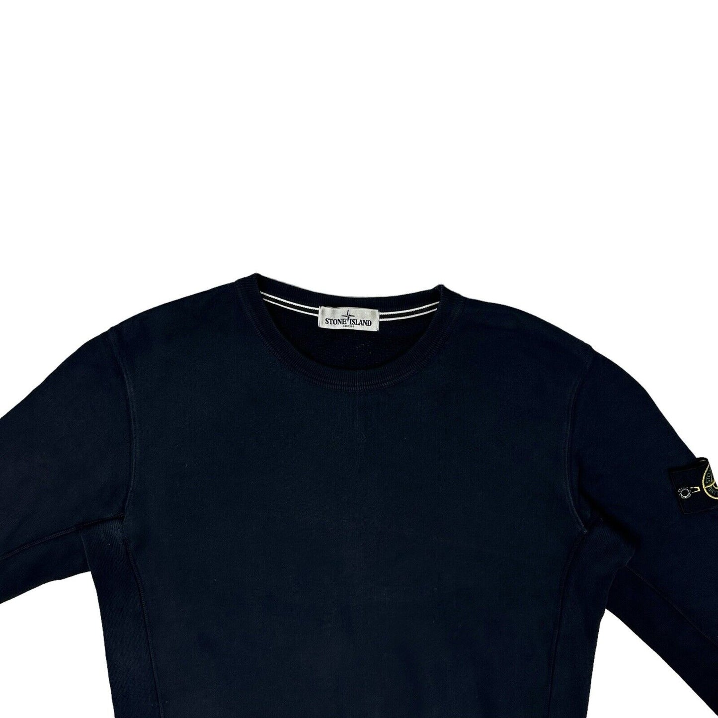 AW13 Stone Island Navy Blue Crew Neck Jumper Mens Large