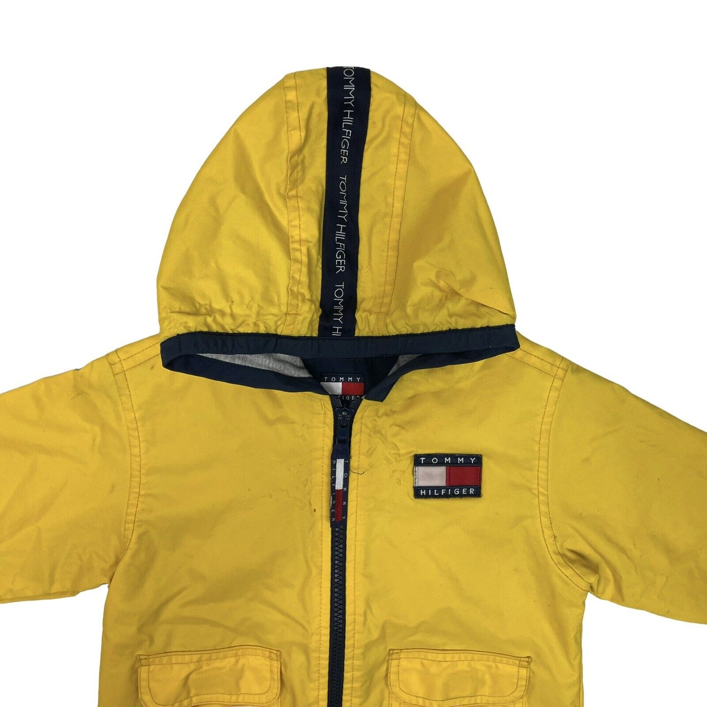 Vintage Tommy Hilfiger Lightweight Toddlers Jacket Yellow 90’s