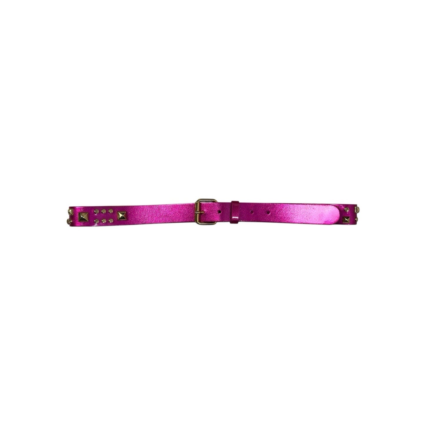 AW09 Matthew Williamson x H&M Studded Belt Pink Leather Medium 32w-36w