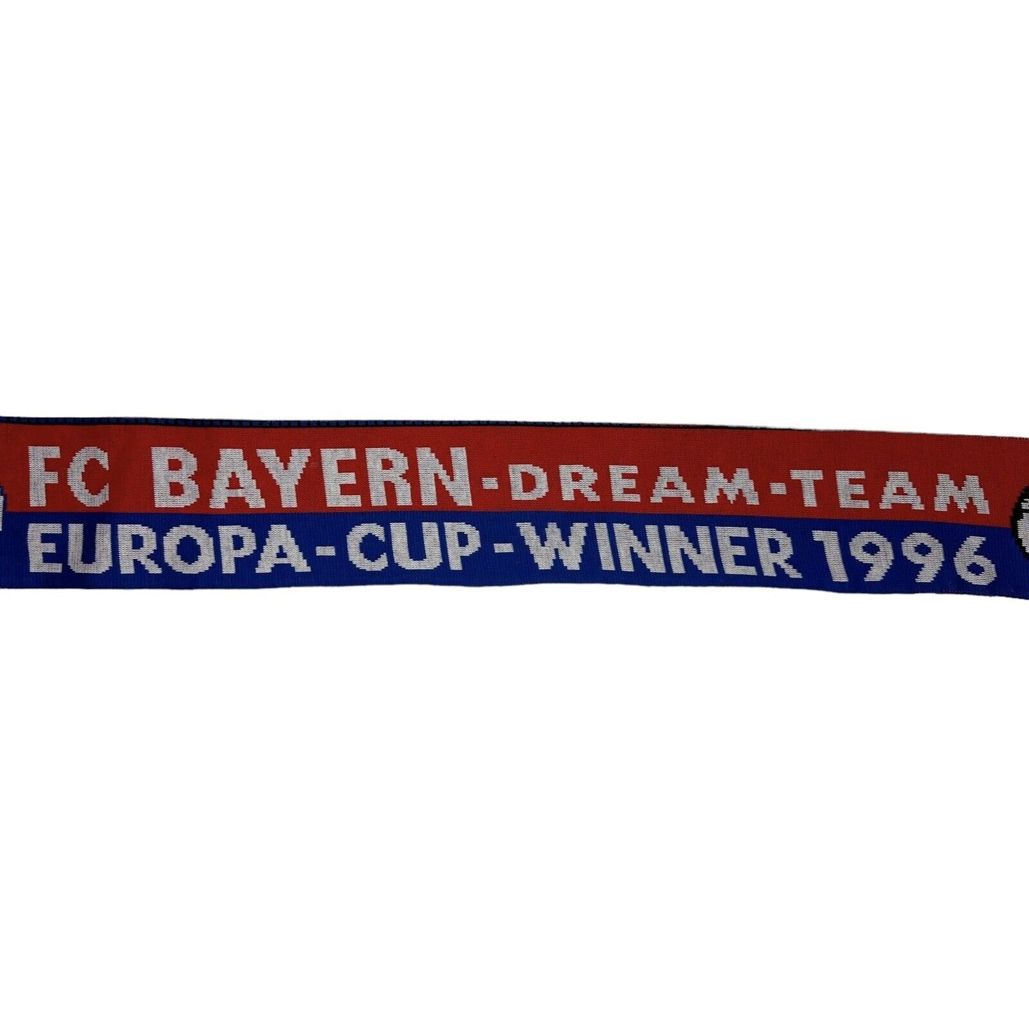 Vintage Bayern Munich 1996 Europa Cup Scarf OSFA Football Memorabilia UEFA