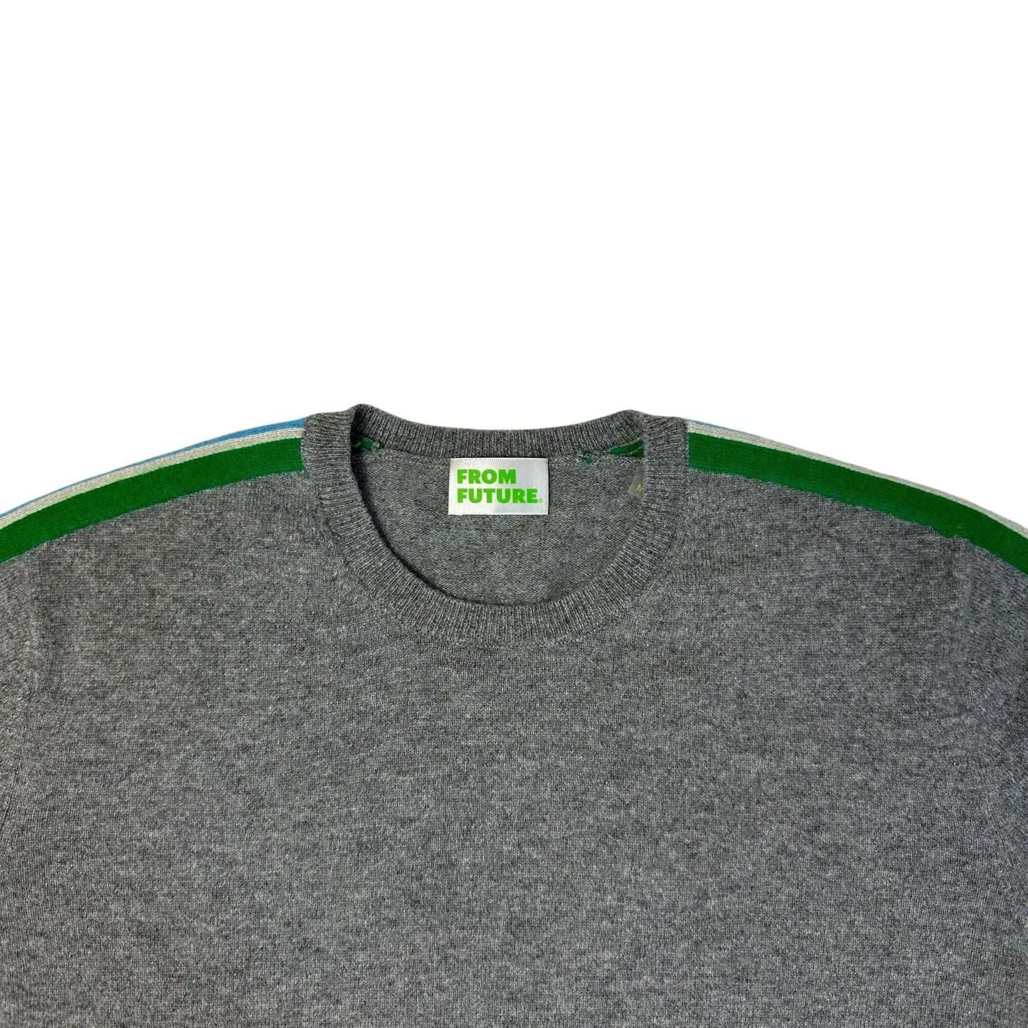 From Future Cashmere Sweater Grey Men’s Medium Line Detail
