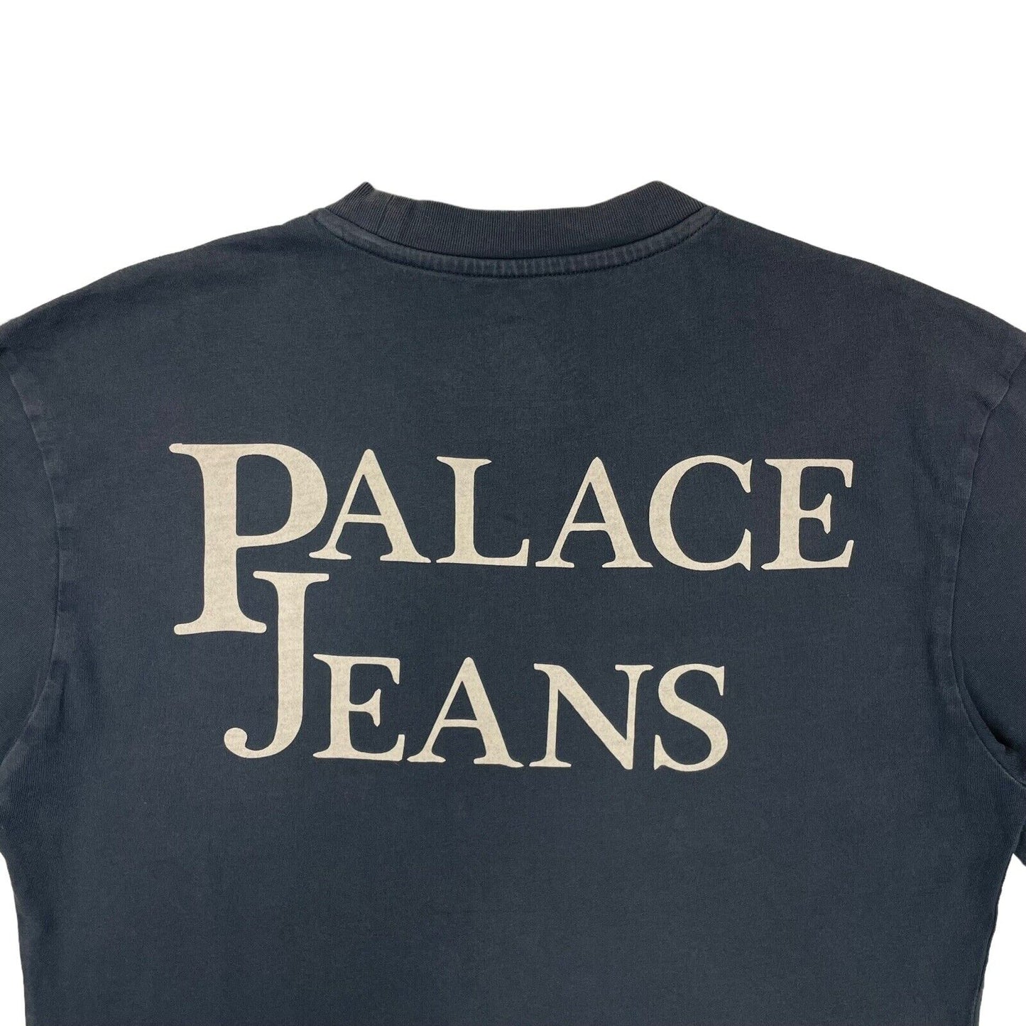 SS18 Palace PJ’s Pocket Longsleeve T-Shirt Navy Blue Mens Medium Embroidered