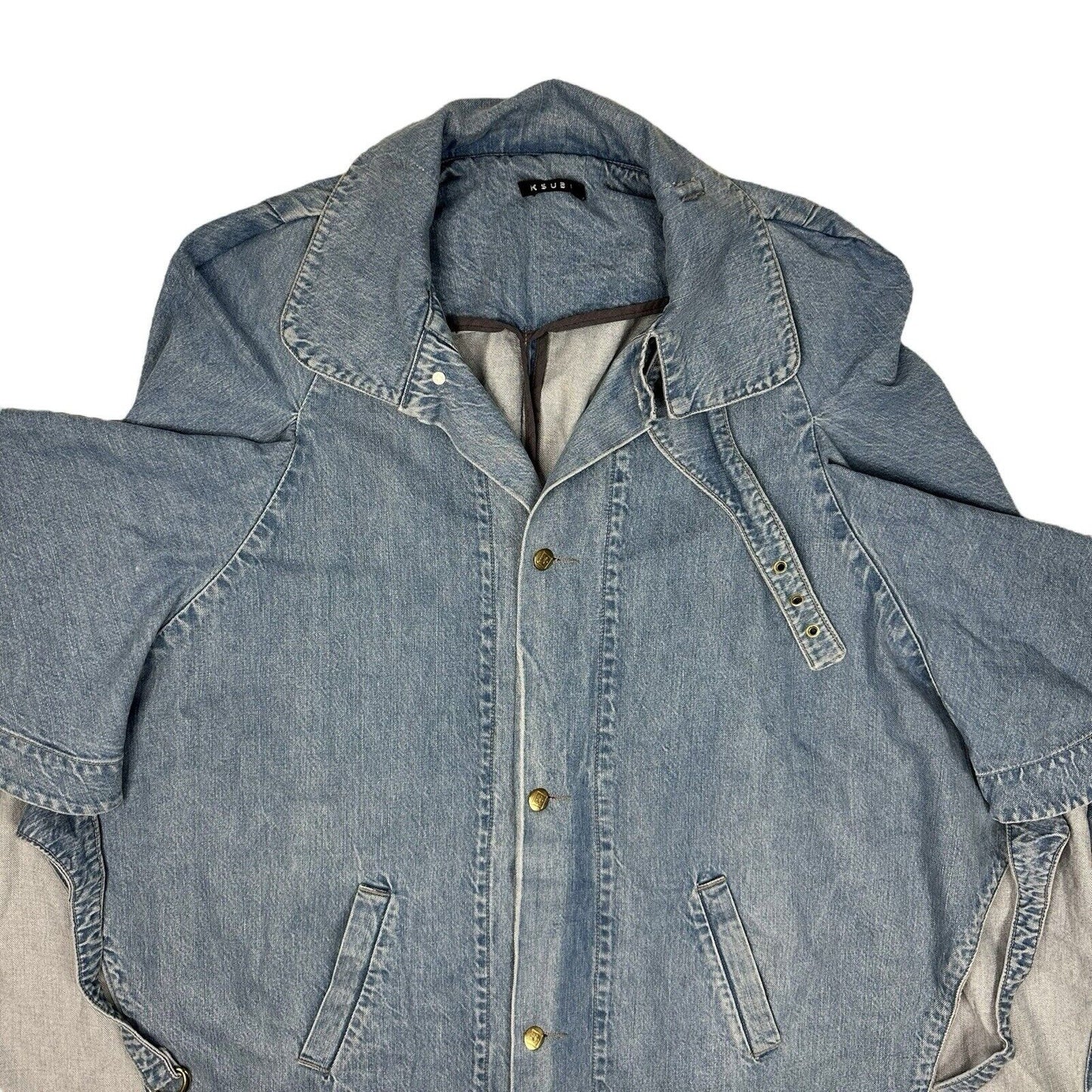 SS13 Ksubi Denim Cape Jacket Womens Medium