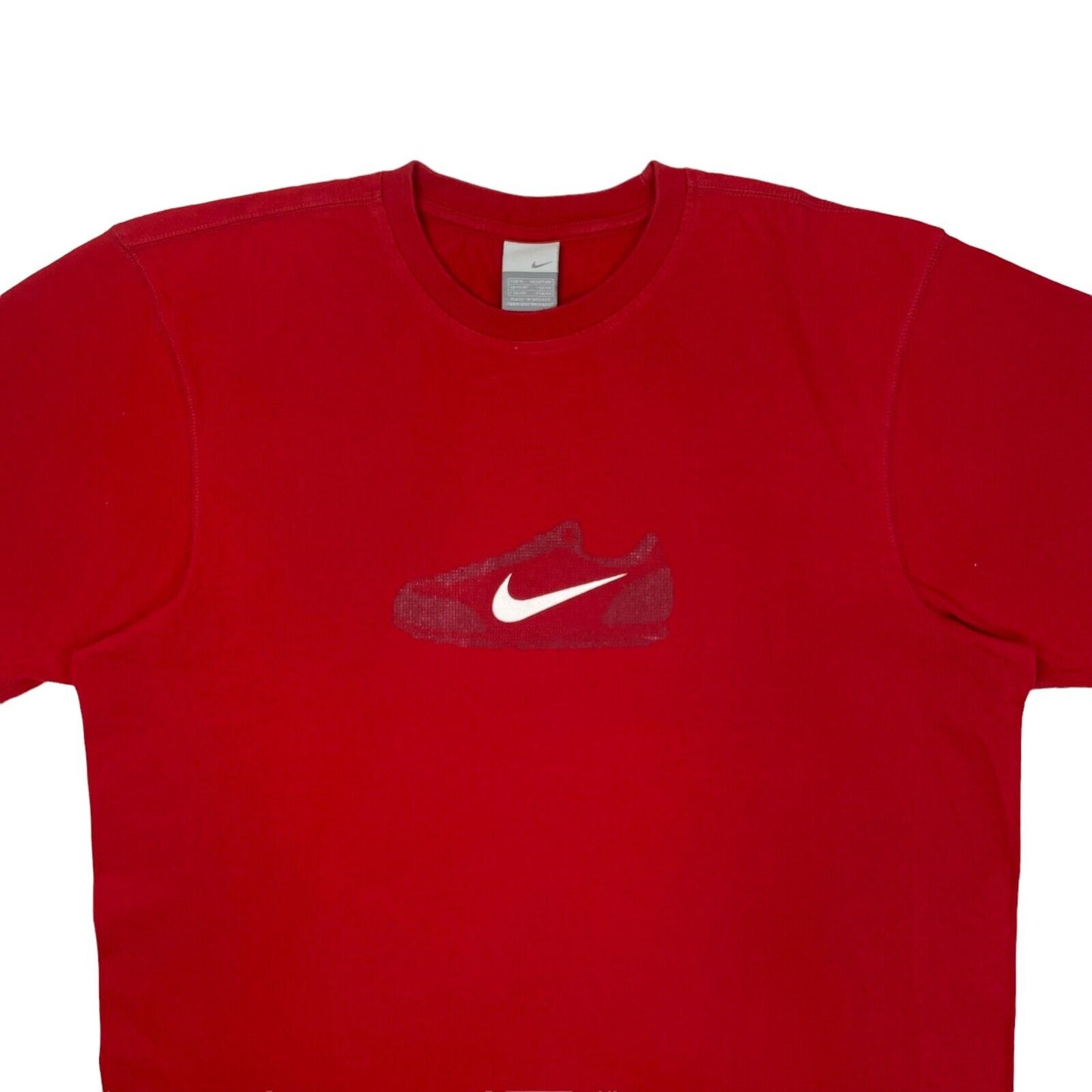 Vintage Nike Shoe T-Shirt Red Mens XL Sportswear