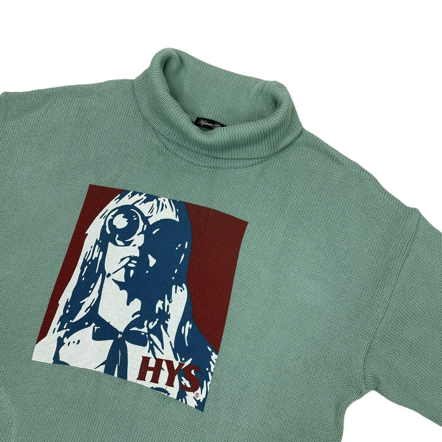 Hysteric Glamour Long Line Knit Jumper Women’s Free Size Green KFC Spoof