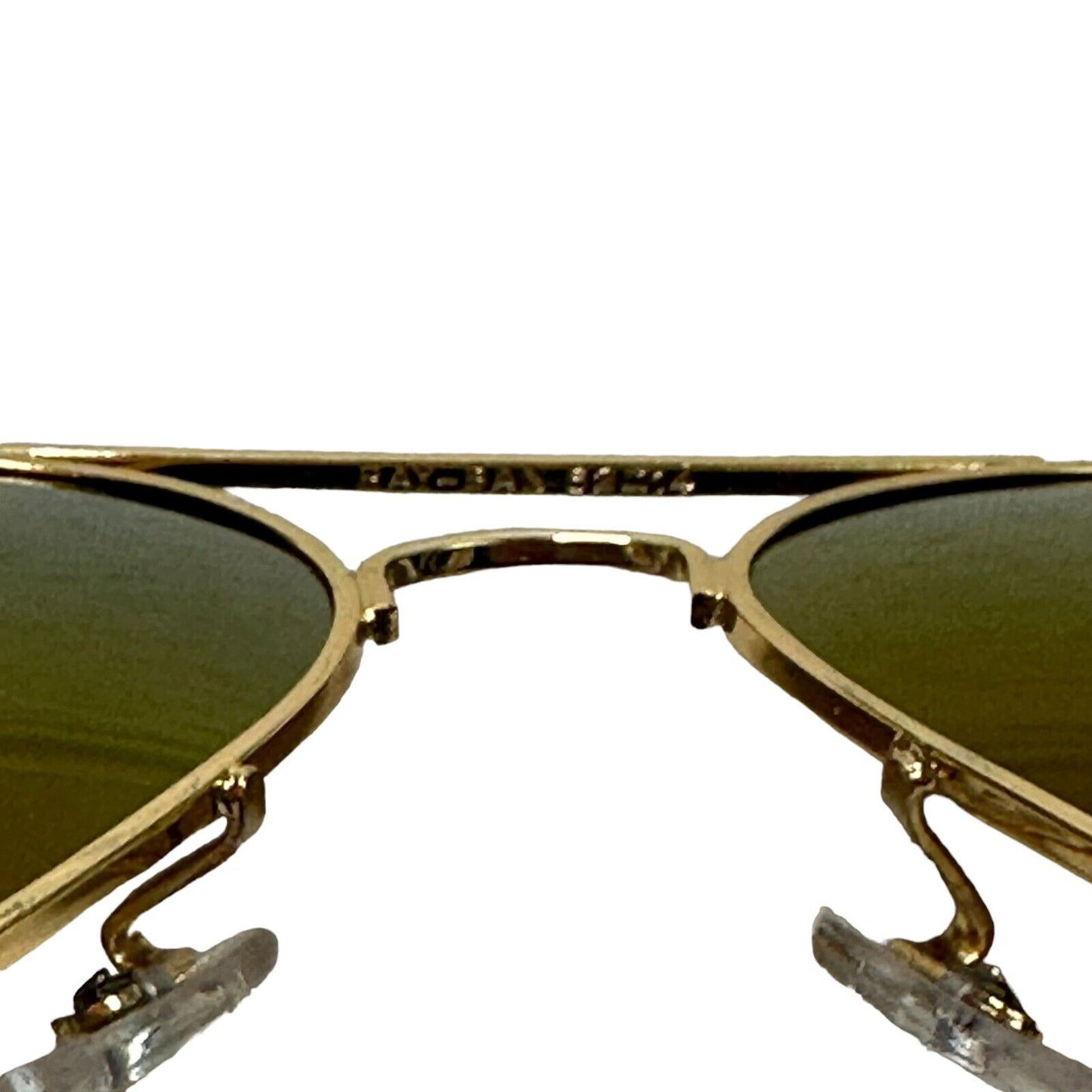 Ray-Ban RB3026 Aviator Sunglasses Gold Made In Italy