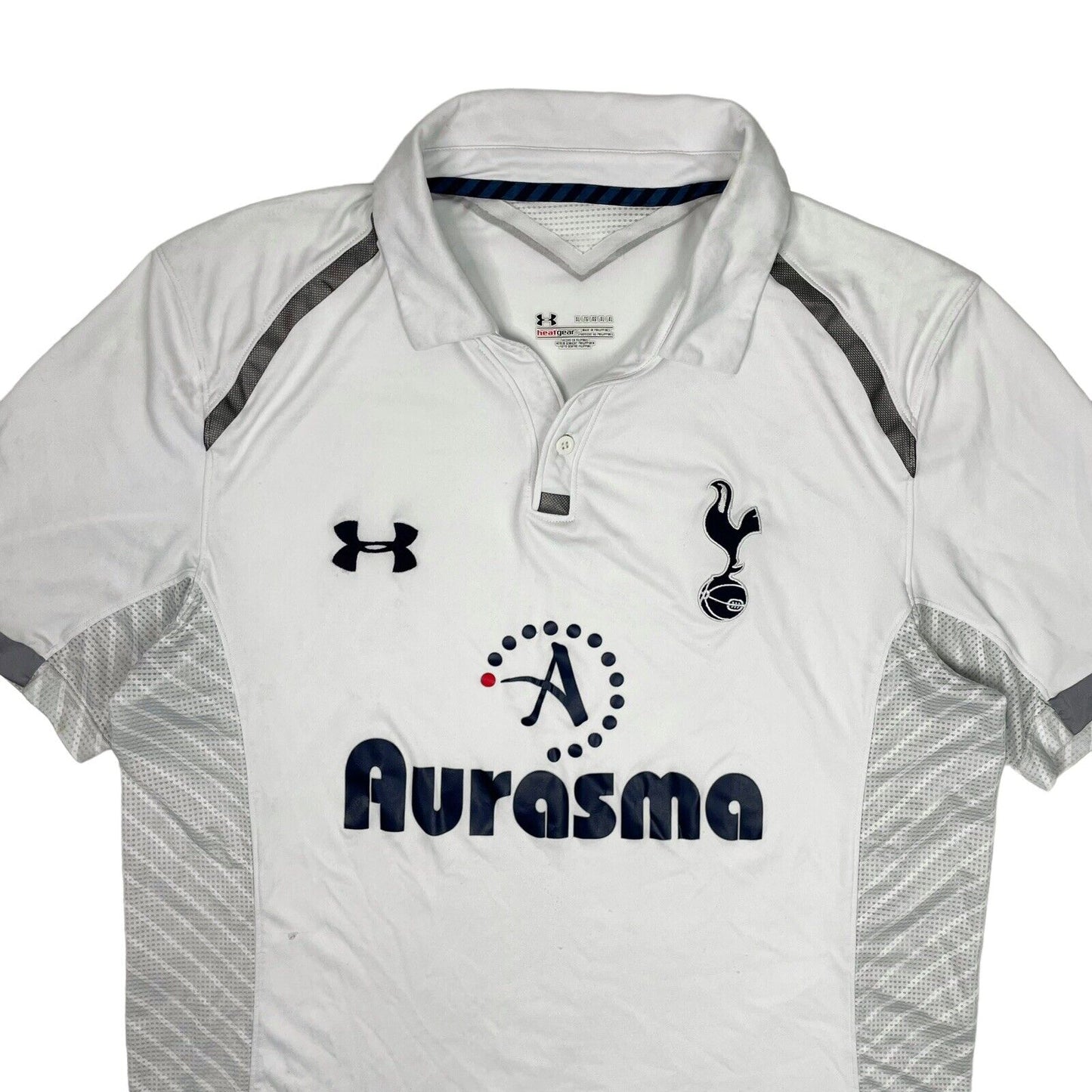 12-13 Tottenham Hotspur Football Jersey Under Armour Mens XL White Home Shirt