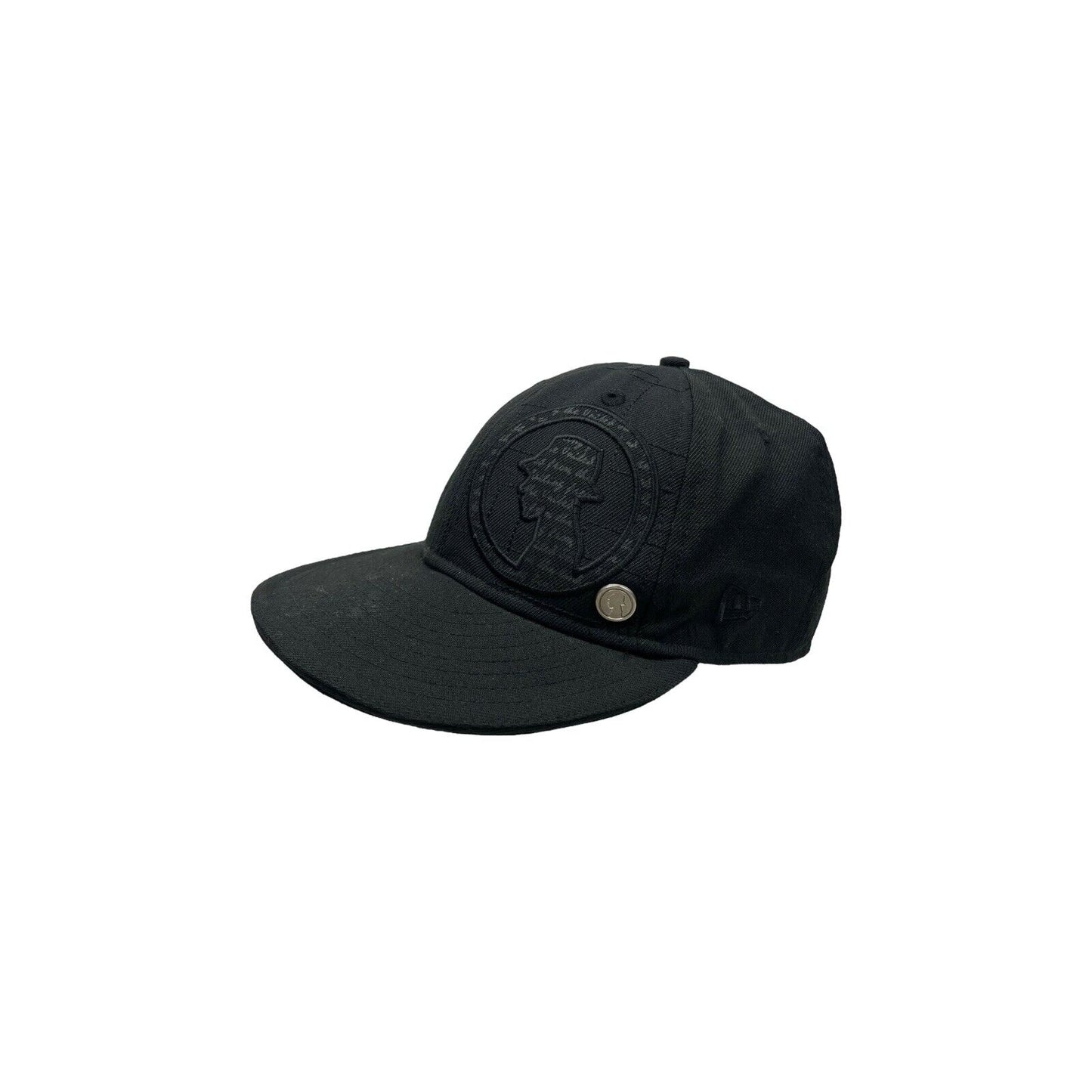 00’s Projekts NYC New Era Cap 59Fifty Black Embroidered 7 1/8